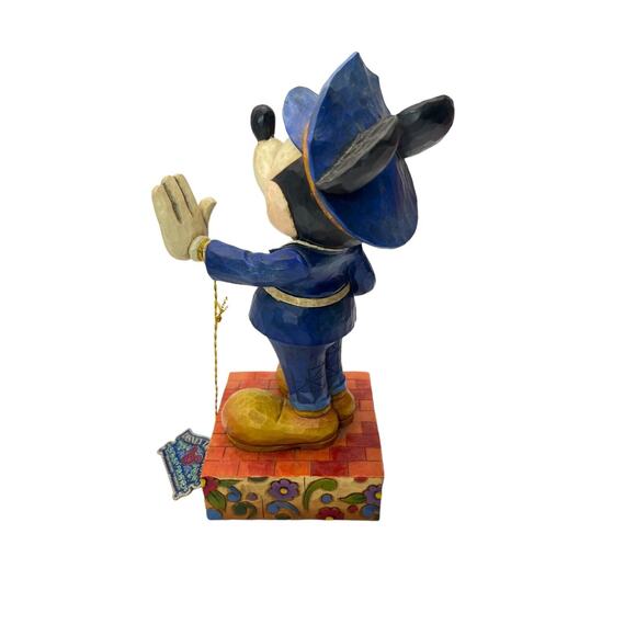 DISNEY Traditions Mickey Mouse Jim Shore Protect and Serve Police Figurine w/Box - Picture 4 of 15